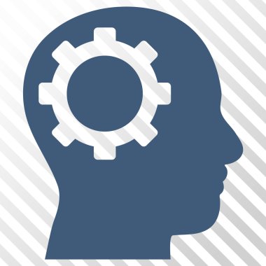 Akıl dişli vektör simgesi