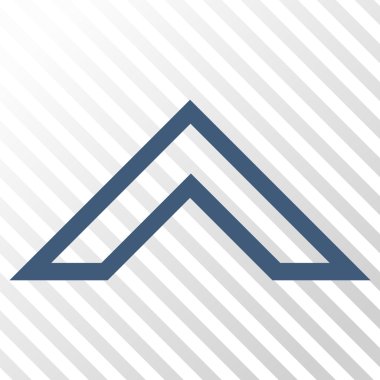 Vektör simge yukarı ok ucu