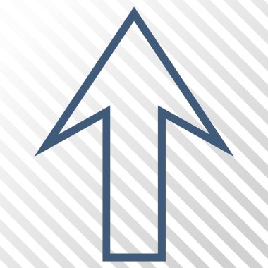 Yukarı Oklu Vektör Simgesi