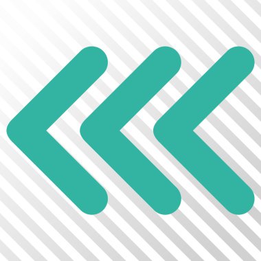 Üçlü ok ucu sol vektör simgesi