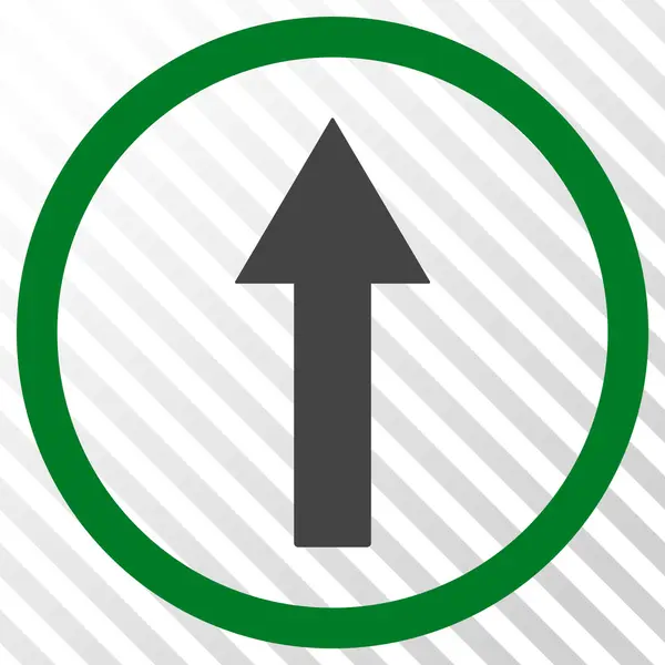 Icono de vector de flecha redondeada hacia arriba — Vector de stock