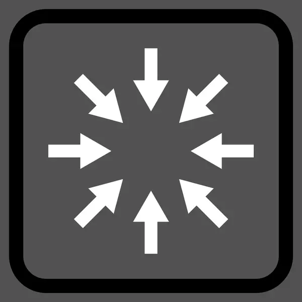 Kompakt pilar vektor ikonen i en ram — Stock vektor