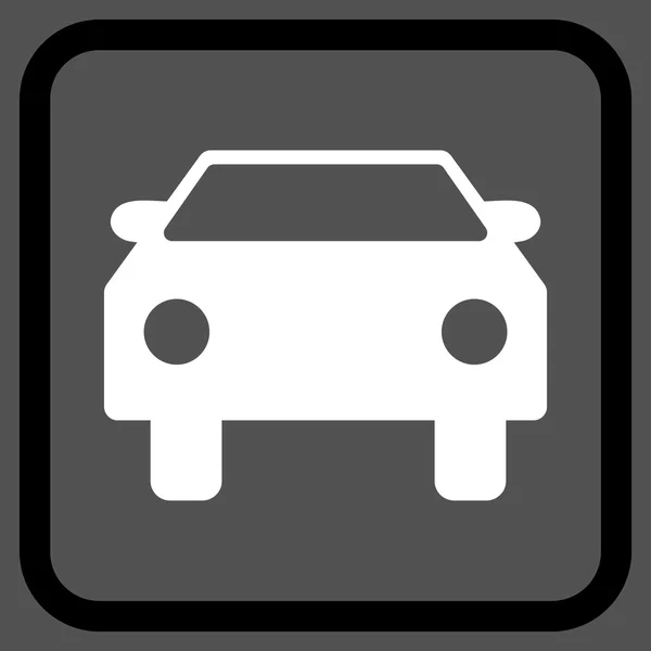 Autó-Vector ikonjára a keretben — Stock Vector