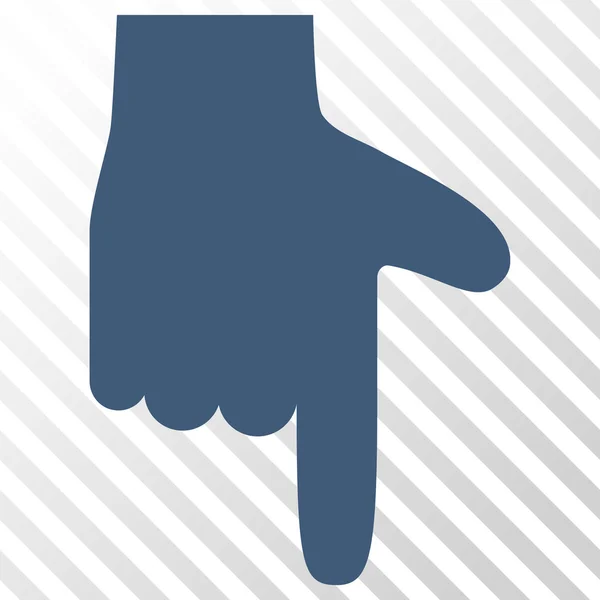 Hand Pointer Down Vector Icon