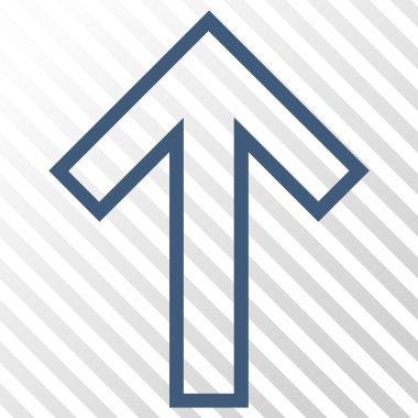 Yukarı Oklu Vektör Simgesi