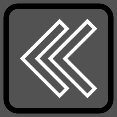 Shift Sol vektör simgesi bir çerçeve içinde