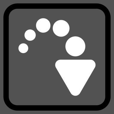 Vektör simgesi bir çerçeve içinde Yinele