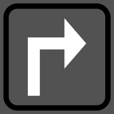 Doğru vektör simge bir çerçevede açmak