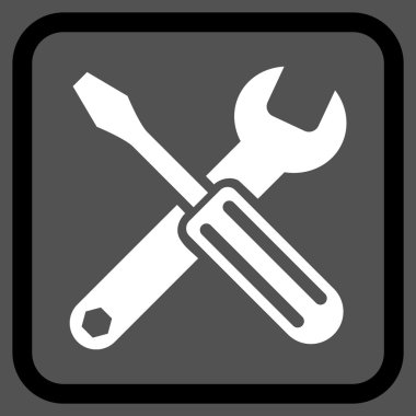 Seçenekleri vektör simgesi bir çerçeve içinde