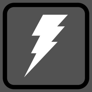 Vektör simgesi bir çerçeve içinde yürütmek