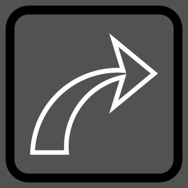 Vektör simgesi bir çerçeve içinde Yinele