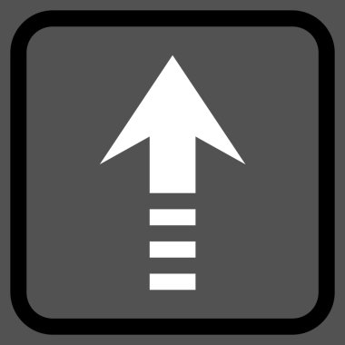 Vektör simgesi bir çerçeve içinde gönder