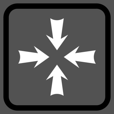 Oklar vektör simgesi bir çerçeve içinde azaltmak