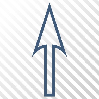 Vektör simge yukarı ok keskin