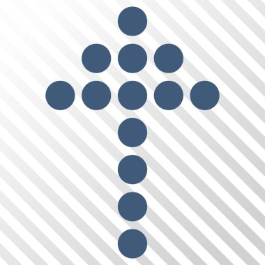 Vektör simge yukarı noktalı ok