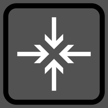 Oklar vektör simgesi bir çerçeve içinde azaltmak