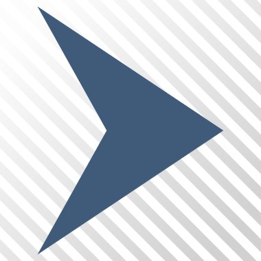 Ok ucu doğru vektör simgesi