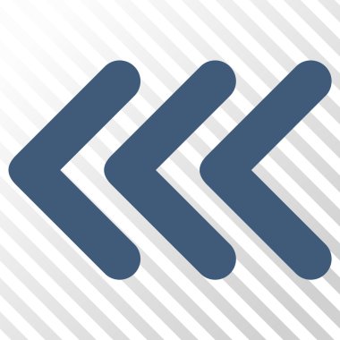 Üçlü ok ucu sol vektör simgesi