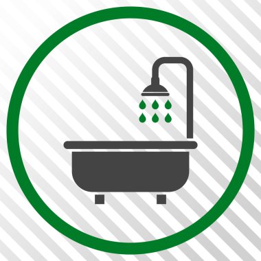 Duş Banyo vektör simgesi