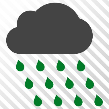 yağmur bulutu vektör simgesi