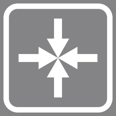 Oklar vektör simgesi bir çerçeve içinde sıkıştırmak