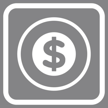 Finans vektör simgesi bir çerçeve içinde