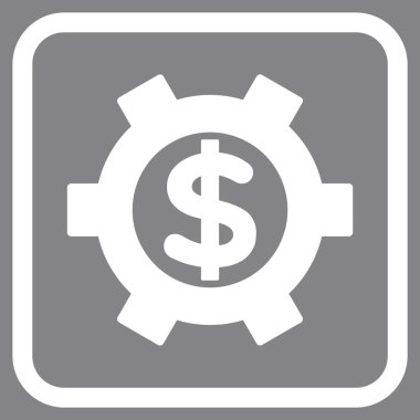 Mali Ayarlar vektör simgesi bir çerçeve içinde