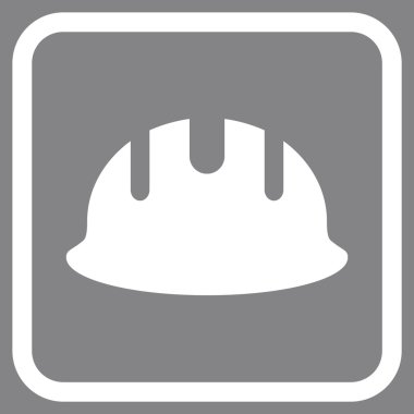 Oluşturucu işçisi vektör simgesi bir çerçeve içinde