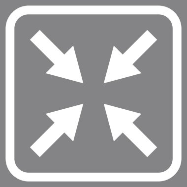 Oklar vektör simgesi bir çerçeve içinde sıkıştırmak