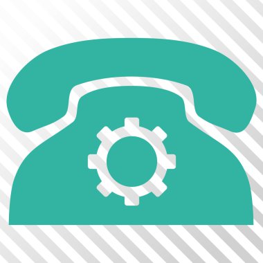 Telefon ayarları vektör simgesi