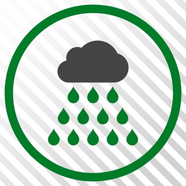 yağmur bulutu vektör simgesi