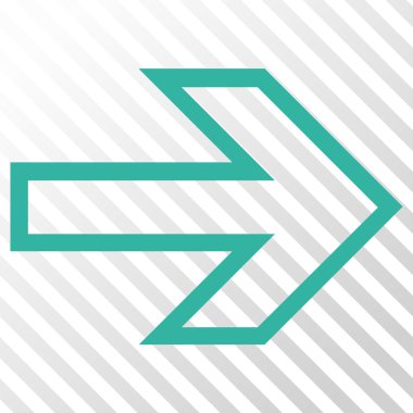 ok sağ vektör simgesi