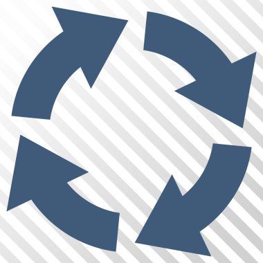 Dolaşım vektör simgesi