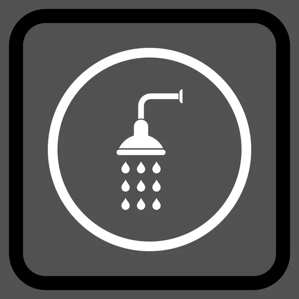 Prysznic wektor ikona w ramce — Wektor stockowy