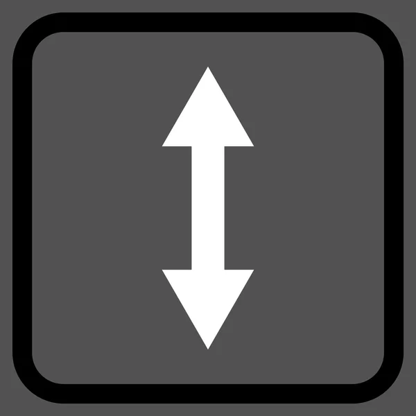 Pionowy wektor Flip ikony w ramce — Wektor stockowy