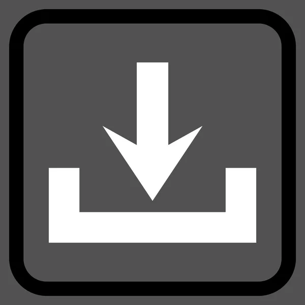 Downloads Vektor-Symbol in einem Rahmen — Stockvektor