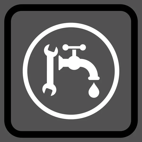 Sanitair Vector Icon In een Frame — Stockvector