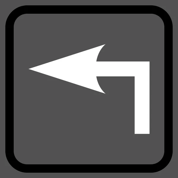 Kapcsolja be a bal oldali Vector Icon keretben — Stock Vector