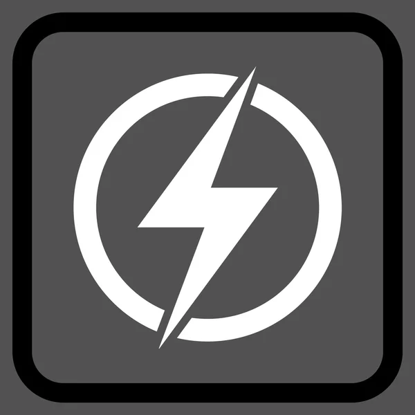 Electricity Vector Icon In a Frame — Stock Vector