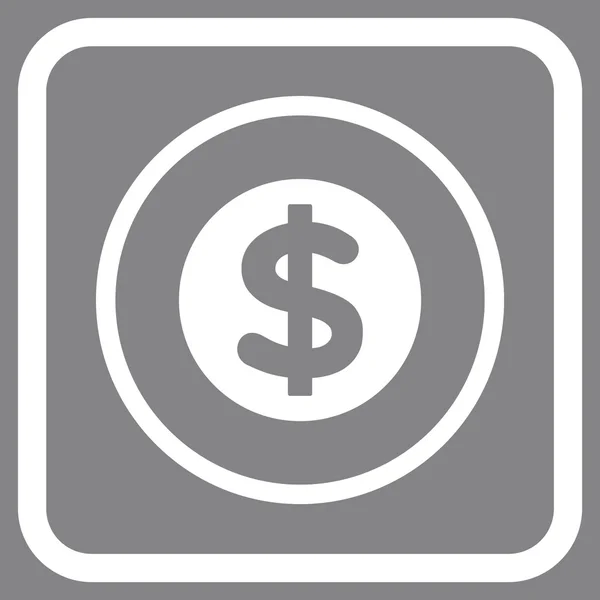 Financiën Vector Icon In een Frame — Stockvector