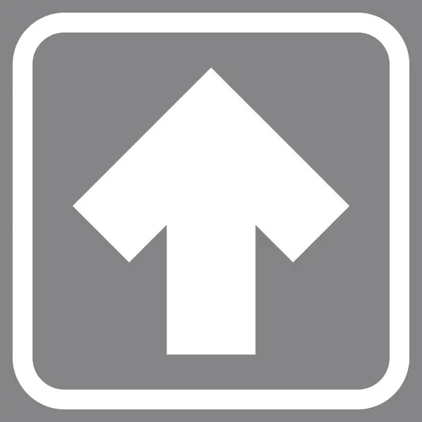 Icono de flecha hacia arriba Vector en un marco — Archivo Imágenes Vectoriales