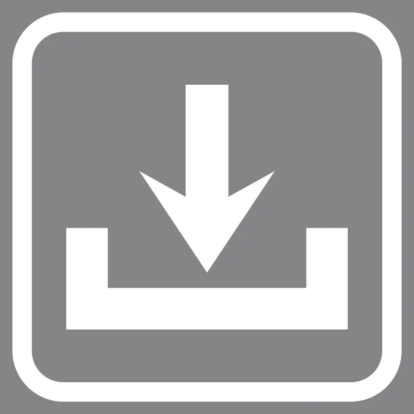 Downloads Vektor-Symbol in einem Rahmen — Stockvektor