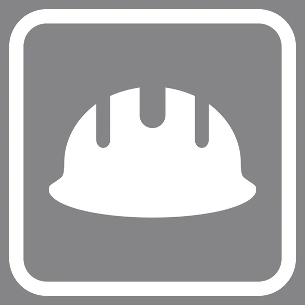 Builder robotnik wektor ikona w ramce — Wektor stockowy