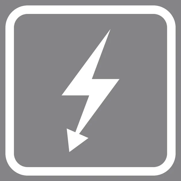 Icono eléctrico del vector de la huelga en un marco — Archivo Imágenes Vectoriales