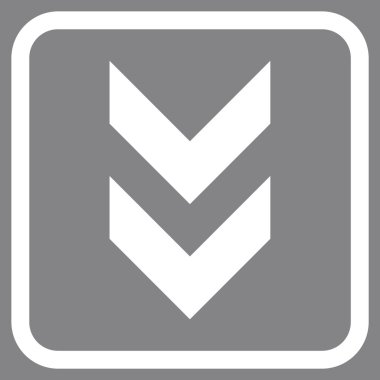 Vektör simgesi bir çerçeve içinde aşağı kaydır