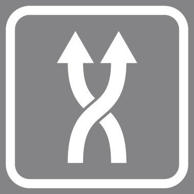 Vektör simge yukarı okları bir çerçevede shuffle