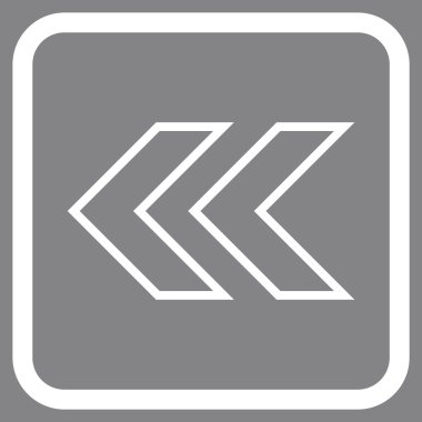 Shift Sol vektör simgesi bir çerçeve içinde