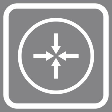 Etkisi oklar bir çerçeve içinde simge vektör