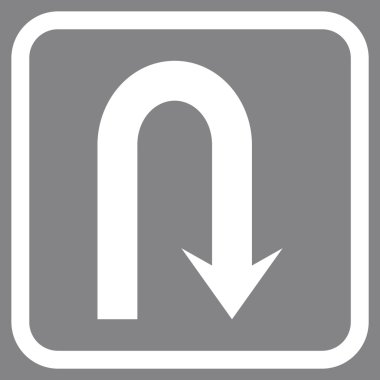 Geri vektör simge bir çerçevede açmak