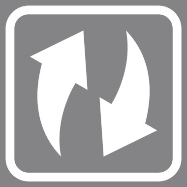 Vektör simgesi bir çerçeve içinde yenileme